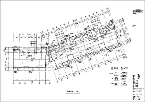 某小区多层框架结构住宅楼设计cad全套建筑施工图（ 含设计说明）-图一