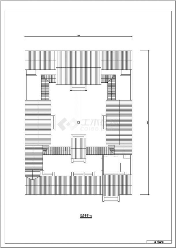 北京四合院精品古建筑cad施工图，含设计说明-图一