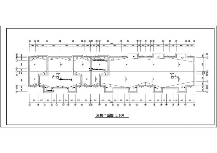 哈尔滨某大学教师家属院5500平米6层砖混住宅楼建筑设计CAD图纸_图1