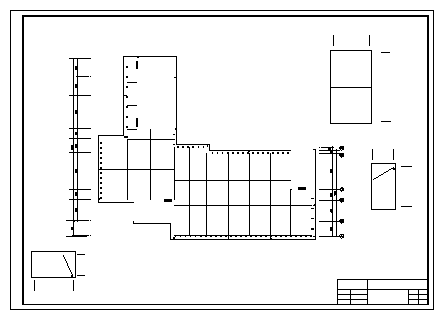土木工程毕业设计_3000平方米某市四层青少年活动中心科技楼建筑设计cad图(含计算书，毕业设计)-图一