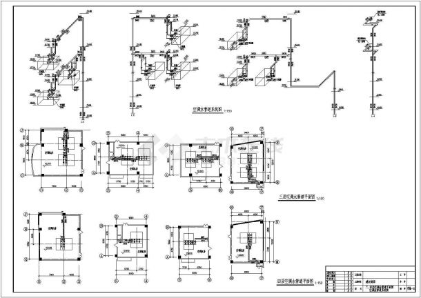 某大型建材商场空调暖通设计cad详细施工图（含设计说明）-图一
