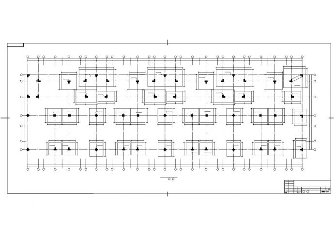 某地异型柱框架结构综合楼设计cad图纸_图1