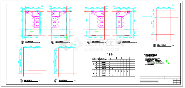 【6层】5040㎡综合楼毕业设计建筑施工CAD图（计算书、建筑、结构图）-图二
