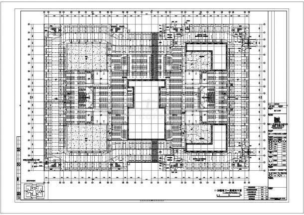 厦门大学翔安校区主楼群（1245#楼）初步设计文件汇总（给排水工程）cad-图一