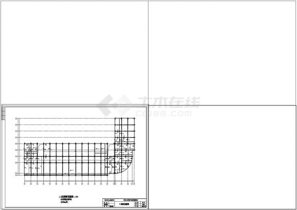 土木工程毕业设计_【四层】5532平米框架教学楼毕业设计（计算书、部分建筑结构cad图）-图二
