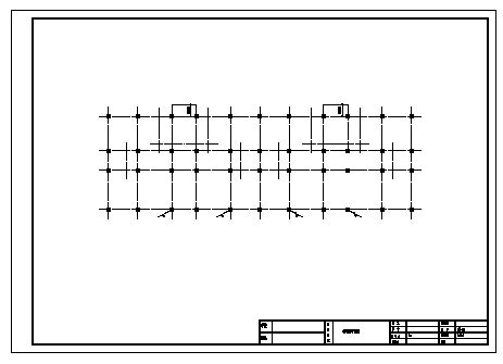 土木工程毕业设计_2000平米某五层框架结构住宅楼建施cad图(含计算书，毕业设计_-图二