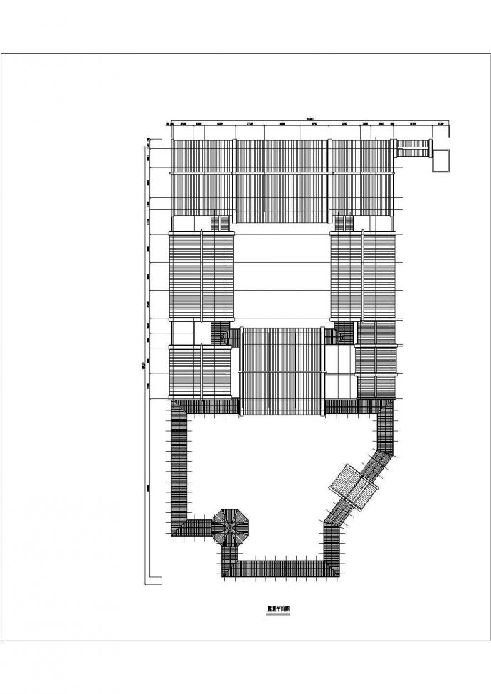 某带有佛堂的经典四合院建筑设计CAD施工图纸_图1