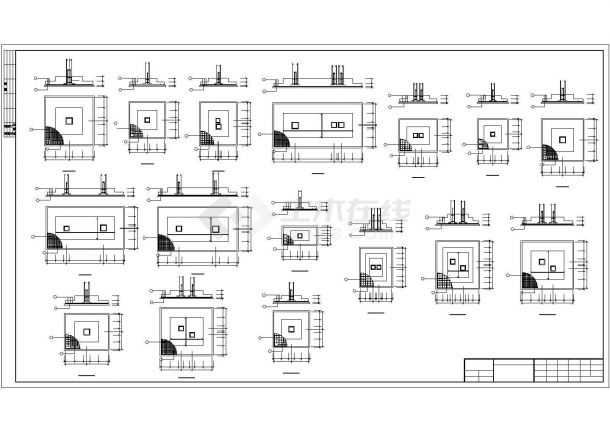 包装办公楼建筑设计CAD参考图-图二
