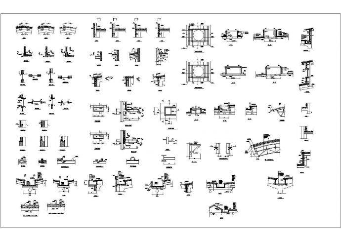 钢结构构造详图CAD施工图设计_图1