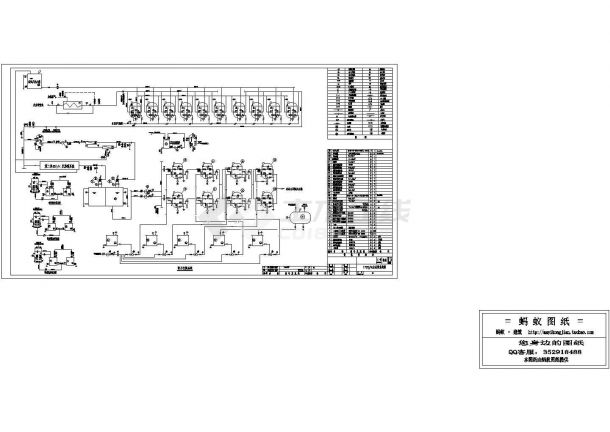 某170TH水处理系统CAD图-图一