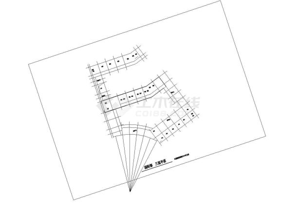 郑州某私立中学3层国际部教学楼全套建筑设计CAD图纸-图二