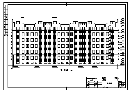 土木工程毕业设计_3000平米某六层置业公司宿舍楼建筑设计cad图(含计算书，毕业设计)-图一