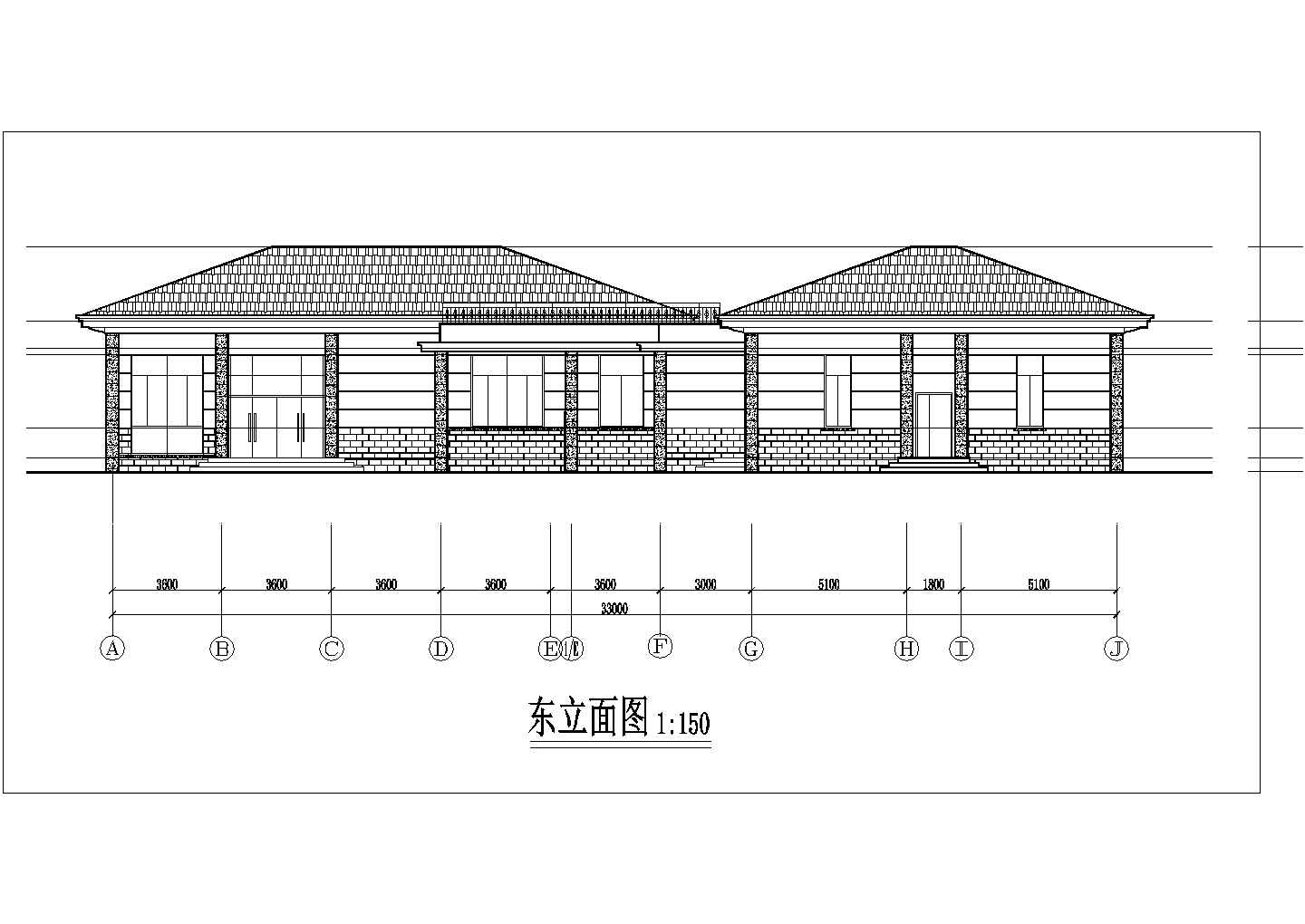 某食堂全套建筑设计cad图纸