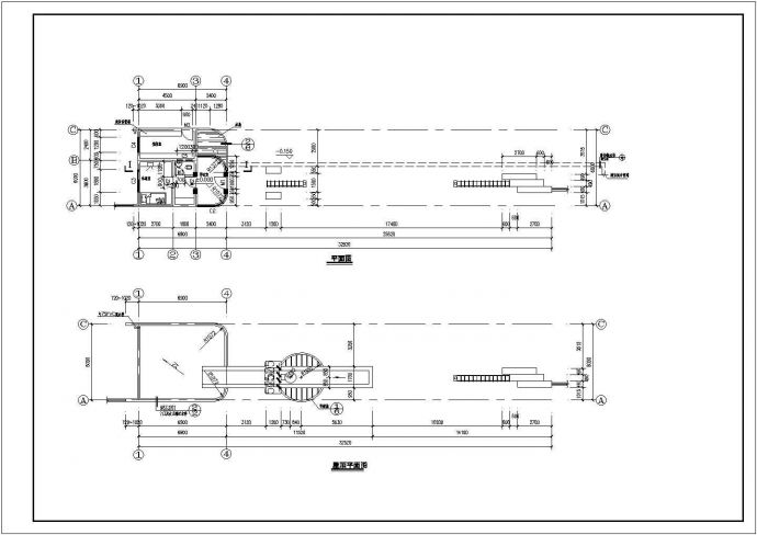 厂房设计_某工业区厂房大门建筑详细方案设计施工CAD图纸_图1