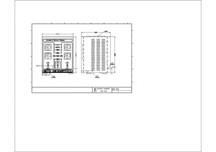 柴油发电机组控制器图纸CAD_图1