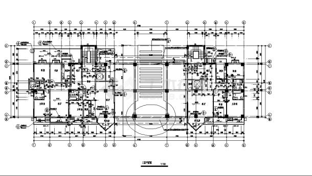 12层7588平米商住楼建筑设计施工cad图纸，含设计说明-图一