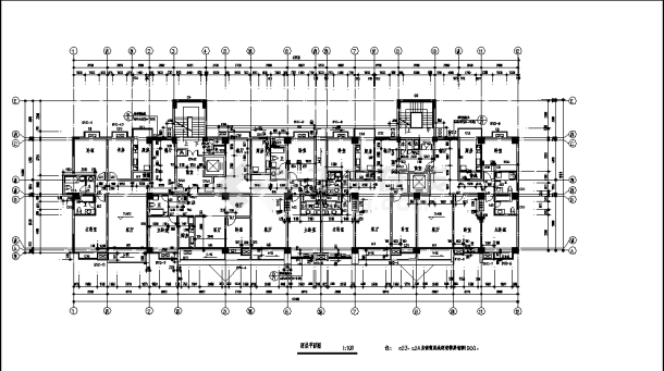 12层7588平米商住楼建筑设计施工cad图纸，含设计说明-图二