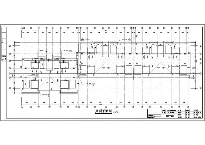 5900平米6层框架结构住宅楼建筑设计CAD图纸（含阁楼层和半地下室）_图1