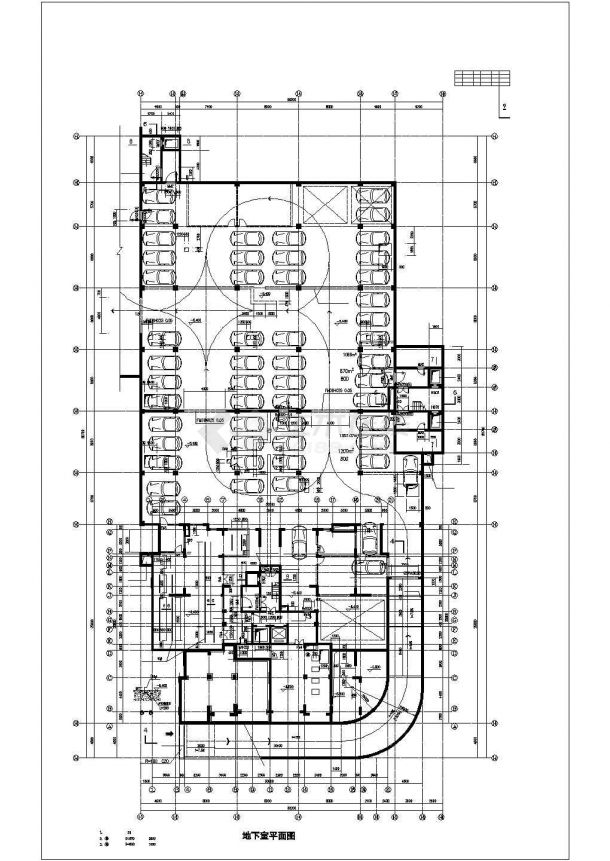 1.5万平米18层框剪结构住宅楼建筑设计CAD图纸（含机房层和架空层）-图二