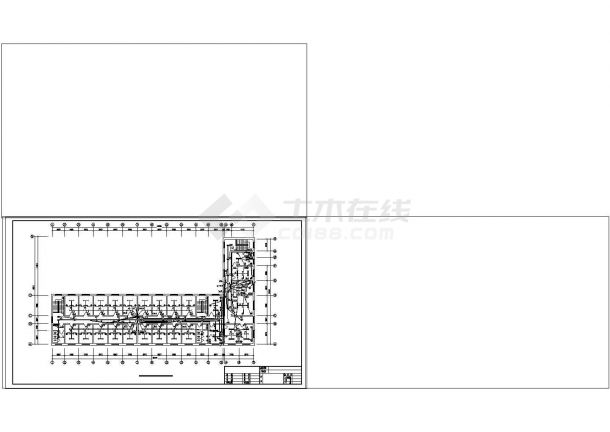 办公楼设计_1869㎡某五层办公楼电气设计cad施工图纸-图二