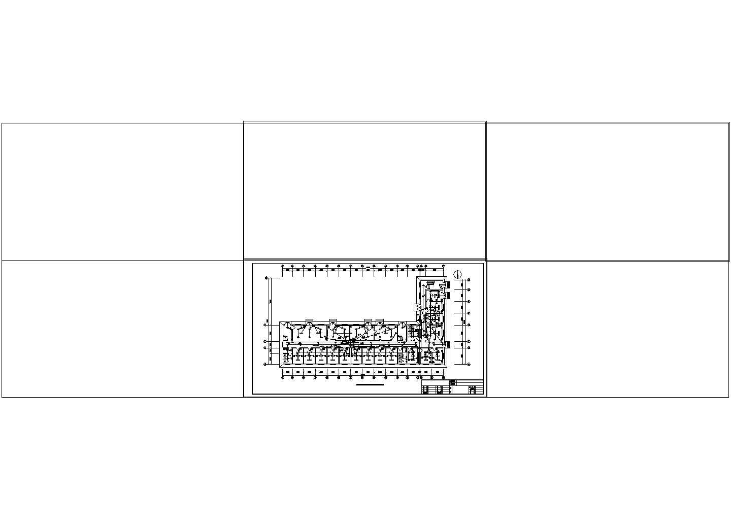 办公楼设计_1869㎡某五层办公楼电气设计cad施工图纸