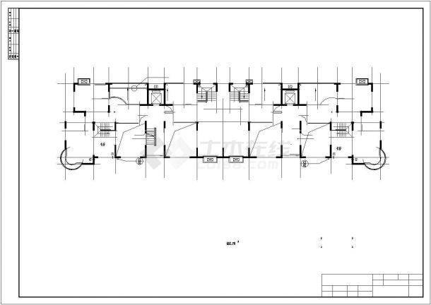 【11层】板式住宅楼施工套图（含效果图）cad图纸-图一