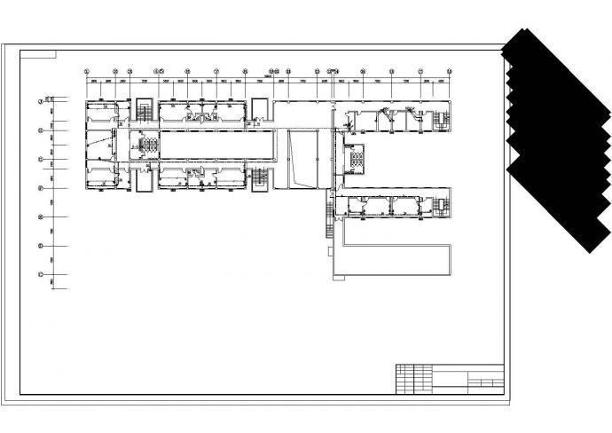 办公楼设计_8500㎡五层办公楼全套电气cad施工图纸_图1