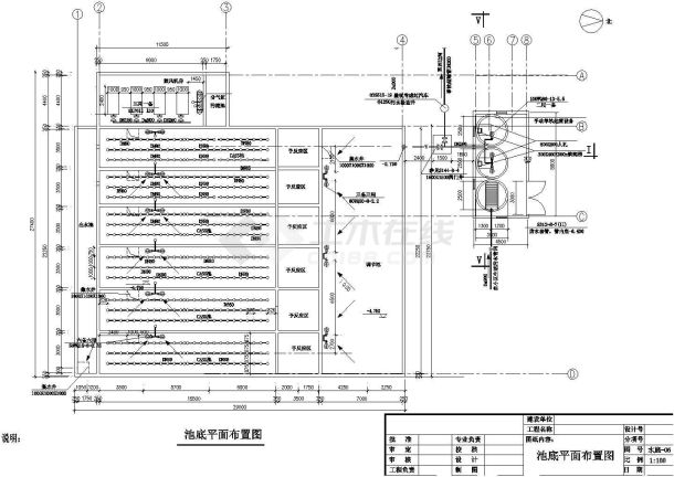 某市CASS工艺结构平面图纸-图一