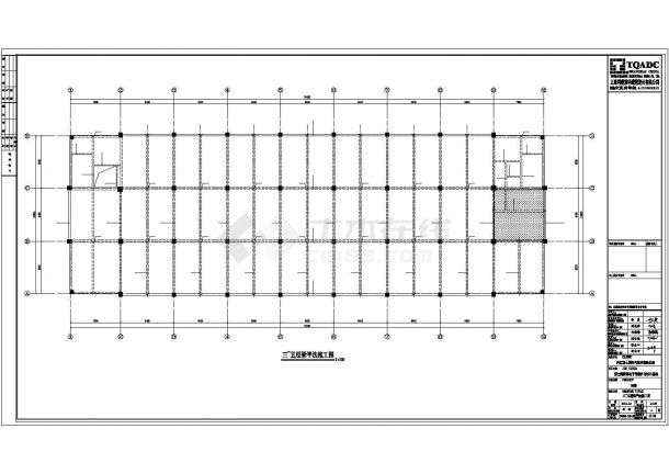 【5层】9747.9平米五层框架厂房工程量计算书及图纸-图一