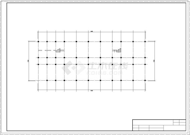 土木工程毕业设计_4340.75平米，局部五层框架教学楼毕业设计（含计算书，建筑、结构cad图）-图一