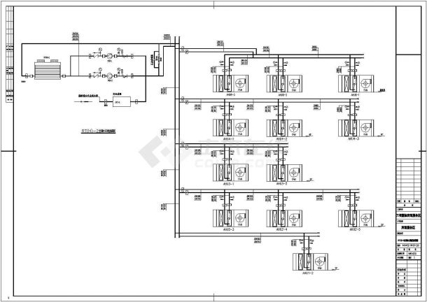 某国际五星级宾馆暖通工程设计cad全套施工图（含设计说明）-图一