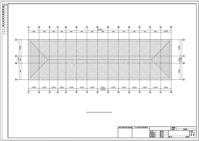 5185平米五层框架教学楼（计算书、部分建筑、结构cad图、计算简图）_图1