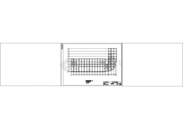 土木工程毕业设计_5532平米，四层框架教学楼毕业设计（计算书、部分建筑结构设计CAD图）-图二