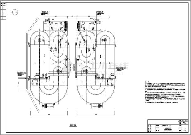 东莞市某污水处理厂工程氧化沟自控仪表cad安装图（甲级院设计）-图二