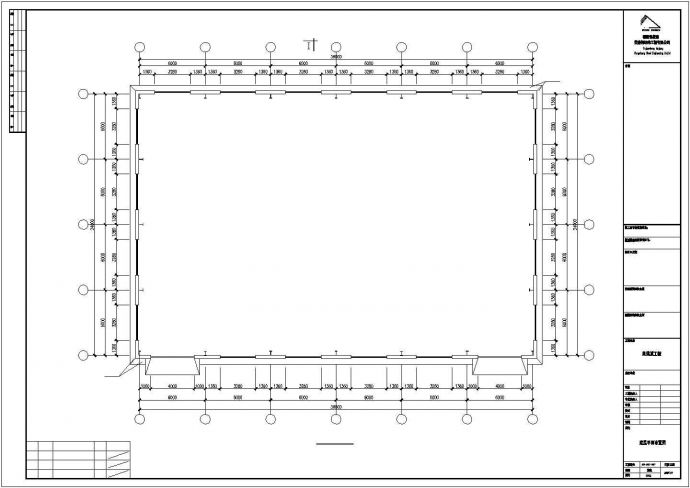 福建某大型公司钢结构工程设计CAD图纸_图1