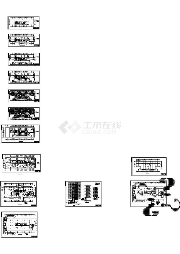 南京栖霞区某17层综合楼综合布线及防雷接地设计CAD施工图-图一