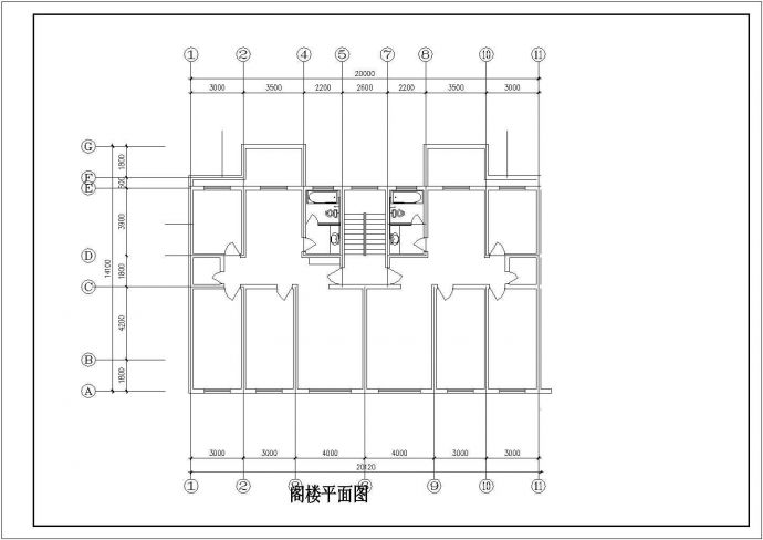 某六层带阁楼层住宅楼给排水设计cad详细施工图_图1