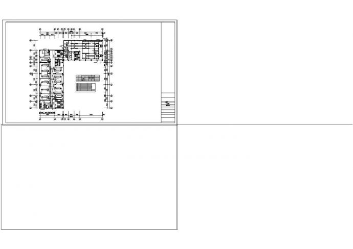 湖南地上五层砌体结构宿舍楼结构cad施工图纸_图1