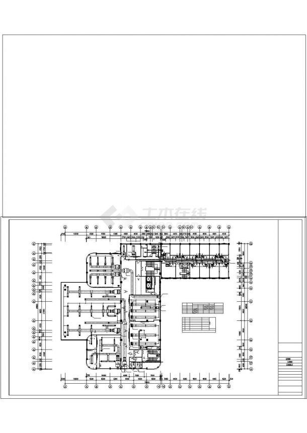 湖南地上五层砌体结构宿舍楼结构cad施工图纸-图二