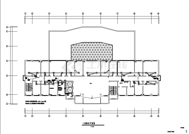 6层医院门诊住院楼电气系统设计施工cad图纸(含设计说明)-图二