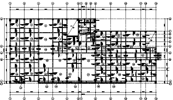 土木工程毕业设计_办公楼设计_6000平方米某七层框架结构办公楼结施cad图(含计算书，毕业设计)-图一