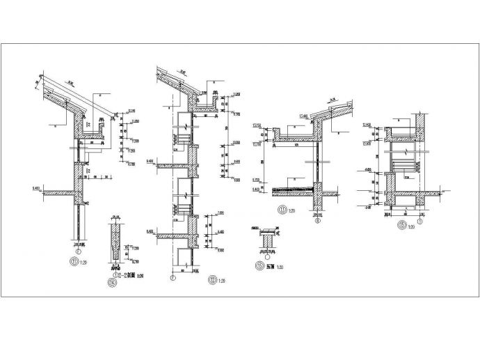 兰州xxx小区占地730平米4层砖混结构住宅楼建筑设计CAD图纸_图1