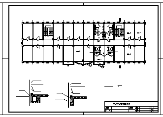 土木工程毕业设计_办公楼设计_某四层大学办公楼建筑设计cad图(含计算书，毕业设计)-图一