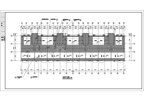 5900平米8层框架结构住宅楼建筑设计CAD图纸（含架空层和阁楼层）-图一