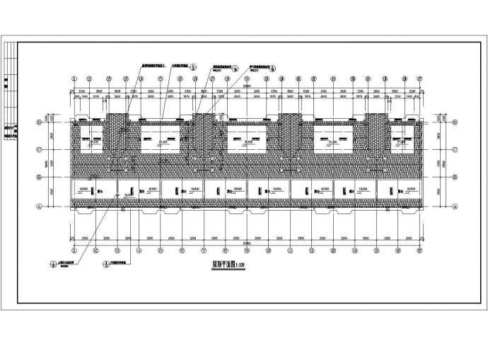 5900平米8层框架结构住宅楼建筑设计CAD图纸（含架空层和阁楼层）_图1