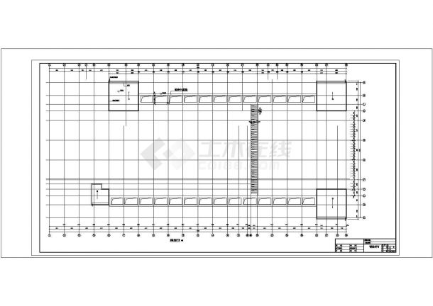 6547.43㎡四层框架综合教学楼工程预算书（工程量计算、CAD图纸）cad-图一