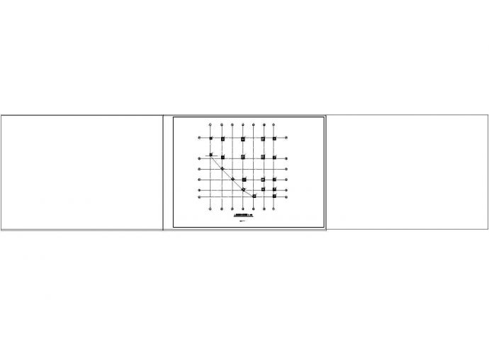 六层框架结构中学教学楼结构cad图纸_图1