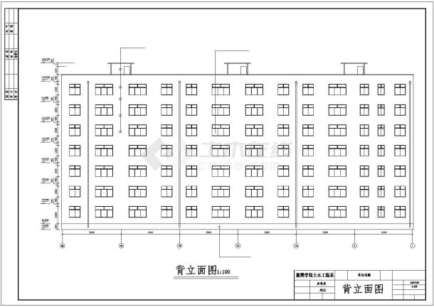 【7层】4000平米左右七层框架结构住宅楼设计（全套设计图纸及计算书）-图二