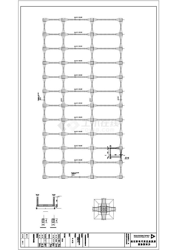 某地钢结构框架厂房CAD参考图-图二