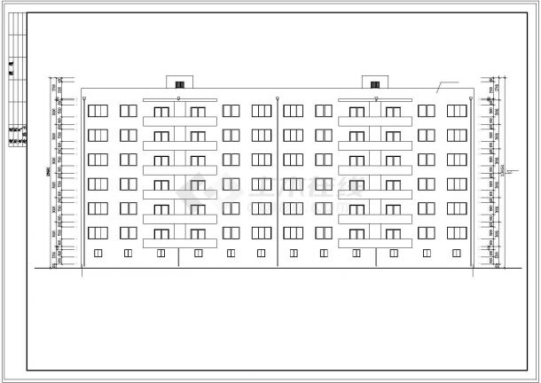 【7层】住宅楼全套设计 （4133平，含计算书，建筑结构图）-图一